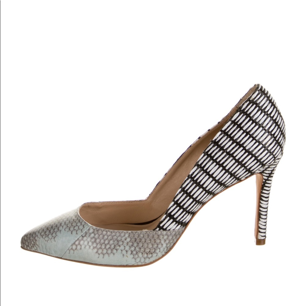 ❤️Loeffer Randall New Leather Printed Pumps.  NWOT.